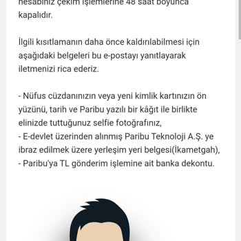 Paribu Müşteri Hizmetleri Dalga Geçiyor