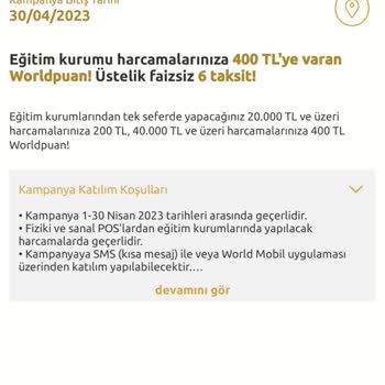 Yapı Kredi Bankası Taksitlendirme Kampanyasının Geçersizliği