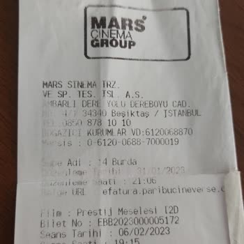 Paribu Cineverse Deprem De Sinemaya Gidemedik. Bilet Değişimi Yapmadılar.