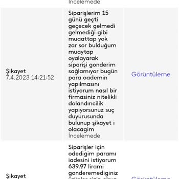 Byedz.com Gönderilmeyen Sipariş, Yapılmayan Para İadesi