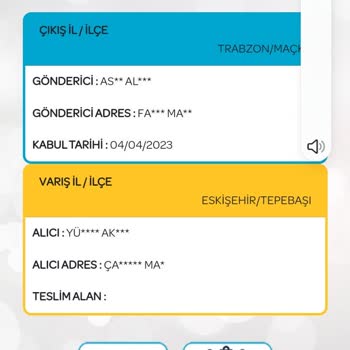 PTT Kargo Teslim Edilmeyen Kargo