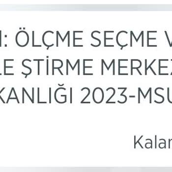 Ösym MSÜ Sınavı Salon Başkanı Ücretinin Eksik Ödenmesi