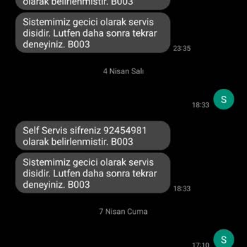 Vodafone Servis Dışı Hatası