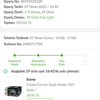 Trendyol Market Siparişimi Teslim Etmedi