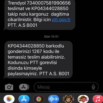 PTT Kargo Getirdim Diyor Ama Kargo Yok