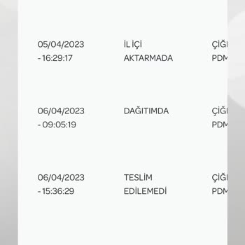 PTT Kargo Getirdim Diyor Ama Kargo Yok