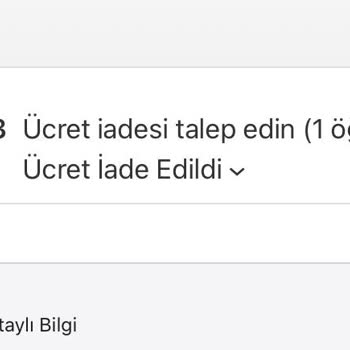 iPhone App Store Para İadesi