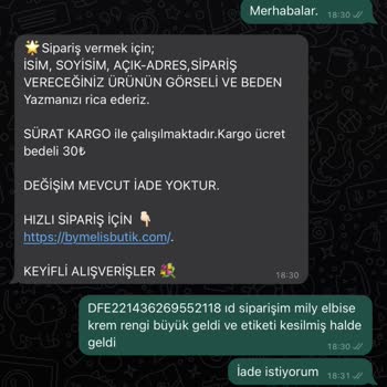 Bymelisbutik'ten Sipariş Ettiğim Ürünlerdeki Problemler