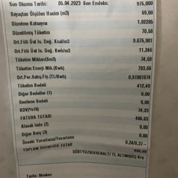 Aksa Gaz Vanası Kapalı Eve 486 TL Fatura!