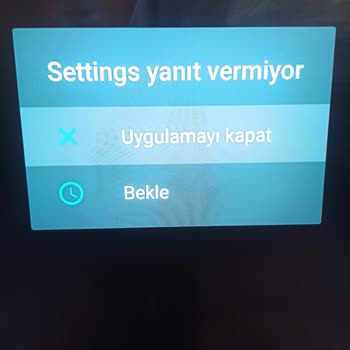 Philips TV Ayarlar Yanıt Vermiyor Diyor