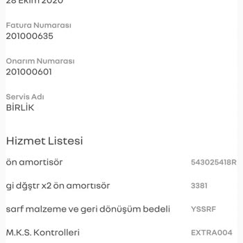 Renault Megane 4 Amortisör Ses Sorunu