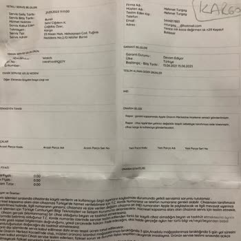Apple Sağlam Gönderip Tamamen Bozuk Teslim Almam