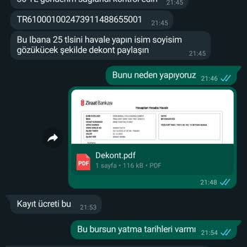 Yardım Dönemi Şahsi Bilgilerimin Kullanılmaması İçin