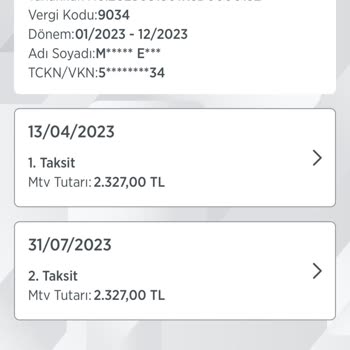 Mtv Borç Ödeme Nisan Ayında MTV Alınması?