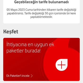 Vodafone Onay Alınmadan Tarife Değişikliği