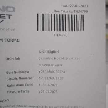 Xiaomi Garantili Ürüne Yedek Parça Temin Edemiyor.