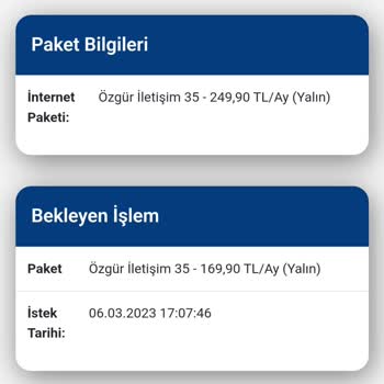 TurkNet Paket Geçişim Yapılmadı
