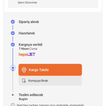 Hepsijet Teslim Edilmeyen Ürün!