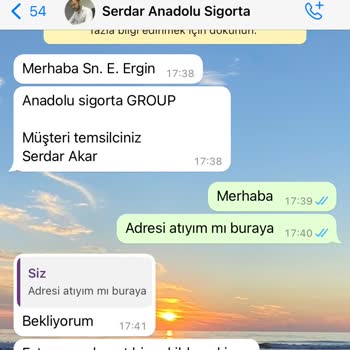 Anadolu Sigorta Para Çekip İşlem Yapmaması