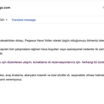Pegasus Sebepsiz Uçuş İptal Etti Ve Mağduriyetimizi Gidermiyor