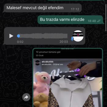 Akça Butik Ürünü Göndermediler Sorduğumda Kargoda Diyorlar