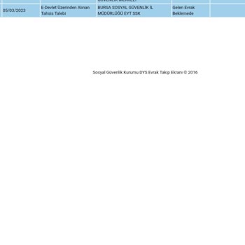 SGK EYT Evrak Beklemede!