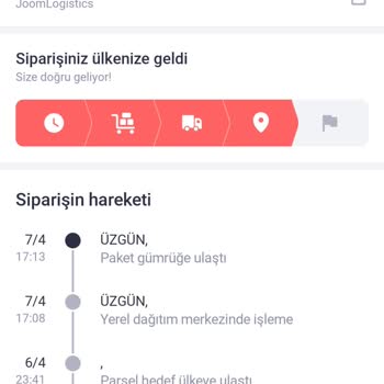 Joom Ürün Teslimat Problemi