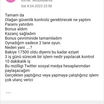 Mobilbahis Ödeme Yapmayan Merdivenaltı Site