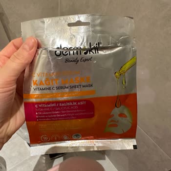 Dermokil Dermoskin C Vitamini Serum Kağıt Maske Cildimde Yanma Yaptı