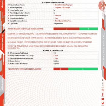 Pilot Garage Oto Ekspertiz İstanbul Ümraniye Şubesinin Hatalı Raporu