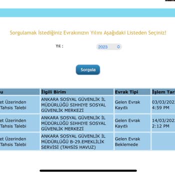 SGK EYT Başvuru Durumu