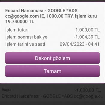 Enpara İzinsiz Param Çekildi