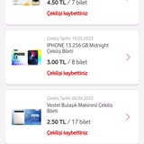 Vodafone Çekiliş Yanımda Da Hiçbir Bilete Çıkmayan Haksız Çekilişler