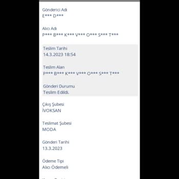 Pati Butik Ücret İadesi Yapılmadı