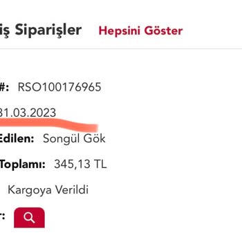 Gratis Eksik Ürün Gönderimi
