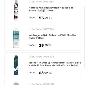 Gratis Eksik Ürün Gönderimi