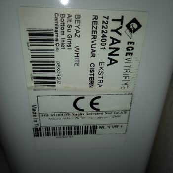 Ege Vitrifiye Ege Tyana Klozet Kapağı Çatlağı