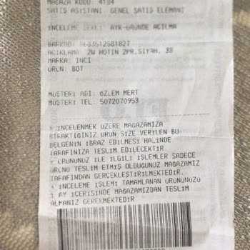 FLO Ürün İnceleme Sonucunda Yaşanan Sorunlar