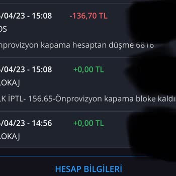İş Bankası Hesabımdan Para Çekti