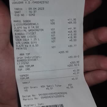 Bakiye Yok A101 Hediye Kartı Faturası