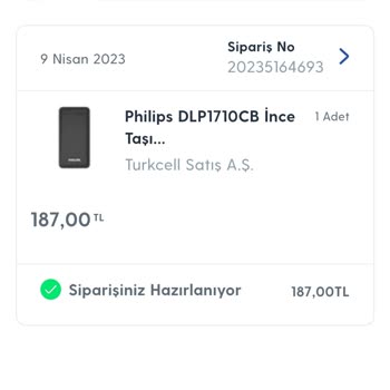 Turkcell Pasaj Powerbank Siparişimin Deprem Bölgesine Bağış Yapılacağı Söylenmedi