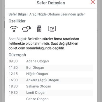 Niğde Aydoğanlar Sefer Saatleri Ve Şoförün Olumsuz Tutumu