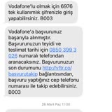 Vodafone Ve Kuryesinin Sorumsuzluğu Bir Sim Kartını Teslim Edemediler.