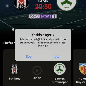 TOD Tv Tod Üyelik İçerik Hatası