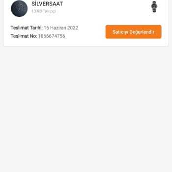 Silversaat (Instagram) Silver Saat Arızalı Ürün
