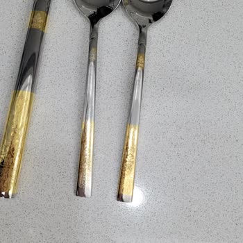 Neva Kaşık Çatal Seti Üzerindeki Desenler Siliniyor