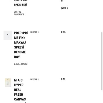 Mac Cosmetics Mac İadede 2 Ml Lik Deneme Ürünü Geri İsteme Saçmalığı