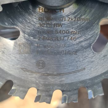 Bosch Profesyonel GKM 18V-50 Akülü Daire Testere Solo Bıçağı Yok!