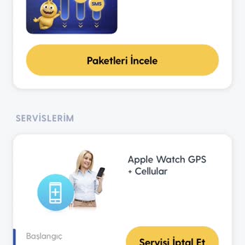 Turkcell Apple Watch Cellular Paket İptali