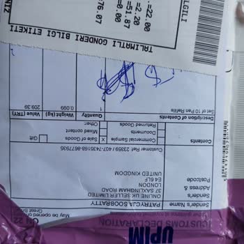 Amazon Web Sayfasından Yapılan Sorunlu Alışveriş.